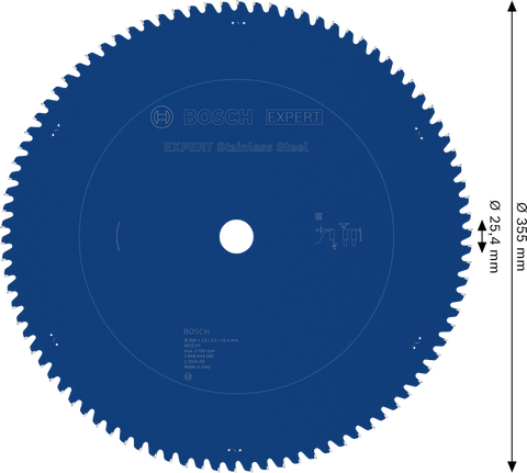 Bosch EXPERT 스테인리스 스틸 원형 톱날 355mm.