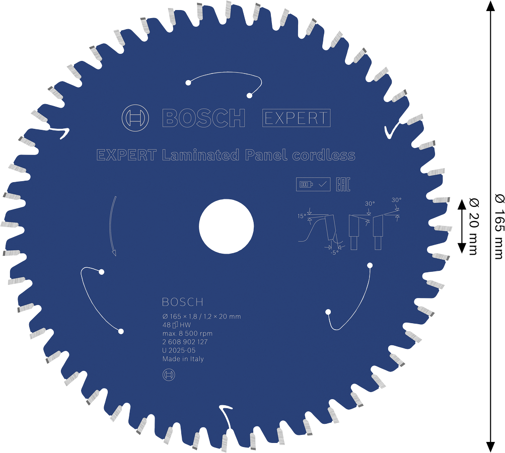 EXPERT Laminated Panel cordless