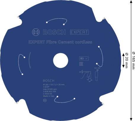 EXPERT Fibre Cement cordless