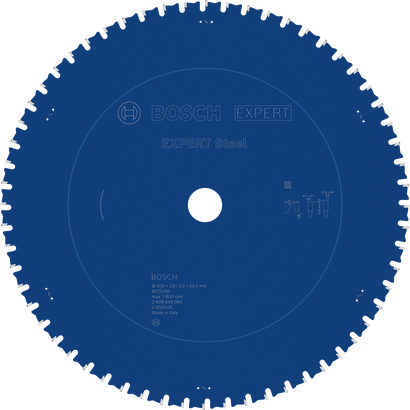 Bosch EXPERT 강철 원형 톱날 305mm T60.