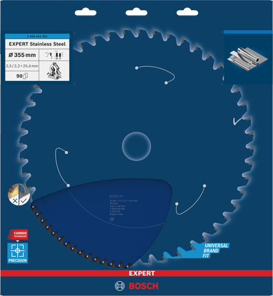 Bosch EXPERT 스테인리스 스틸 355mm 톱날.