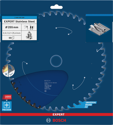 Bosch EXPERT 스테인리스 스틸 원형 톱날 255×2.5×25.4 mm.