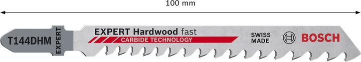 EXPERT Hardwood fast T144DHM Bosch EXPERT Hardwood Fast T144DHM 톱날은 목재를 빠르게 절단하는 데 적합합니다.