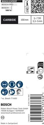 Bosch EXPERT '하드우드 패스트' T 144 DHM 톱날 3개.