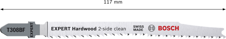 Bosch EXPERT 하드우드 2면 클린 T308BF 톱날.