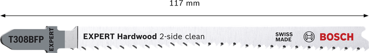 EXPERT Hardwood 2-side clean T308BFP Bosch EXPERT 하드우드 2면 클린 T308BFP 톱날.