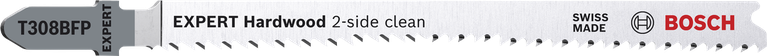 Bosch EXPERT 하드우드 2면 클린 T308BFP 톱날.
