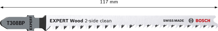 EXPERT Wood 2-side clean T308BP Bosch EXPERT Wood 2면 클린 T308BP 톱날.