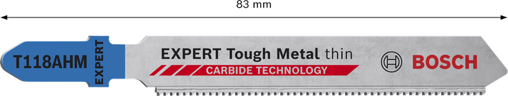 EXPERT Stainless Steel T118AHM Bosch EXPERT 스테인리스 스틸 T118AHM 카바이드 톱날.