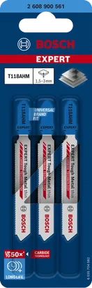 EXPERT Tough Metal thin T118AHM Bosch EXPERT Tough Metal T118AHM 카바이드 톱날.