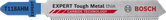 Bosch EXPERT 스테인리스 스틸 T118AHM 카바이드 톱날.