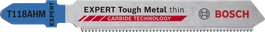 Bosch EXPERT Tough Metal T118AHM 톱날, 카바이드 톱니.