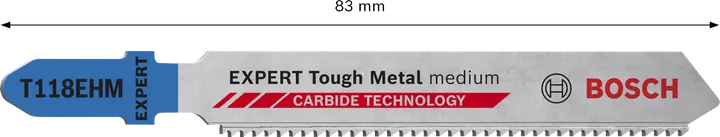 EXPERT Stainless Steel T118EHM Bosch EXPERT T118EHM 스테인리스 스틸용 카바이드 톱날.