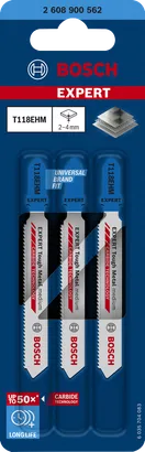 EXPERT Stainless Steel T118EHM Bosch EXPERT 스테인리스 스틸 T118EHM 카바이드 톱날.
