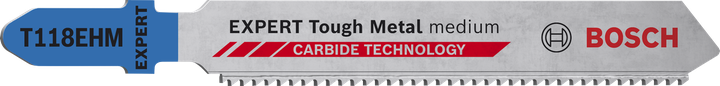 EXPERT Tough Metal medium T118EHM 카바이드 이빨이 달린 Bosch EXPERT Tough Metal T118EHM 톱날.
