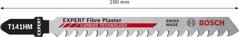 EXPERT 'Fiber Plaster' T 141 HM 직소날 3종 카바이드 이빨이 달린 Bosch EXPERT Fiber Plaster T141HM 톱날.