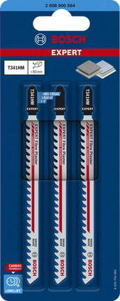 Bosch EXPERT 파이버 플라스터 T 341 HM 카바이드 톱날 팩.