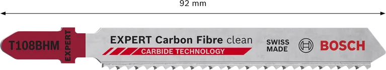 Bosch EXPERT Carbon Fibre Clean T108BHM 카바이드 이빨이 달린 톱날.