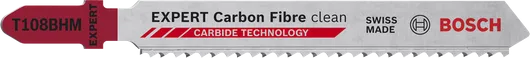 EXPERT Carbon Fiber clean T108BHM 직쏘날 카바이드 이빨이 달린 Bosch EXPERT 탄소 섬유 톱날.