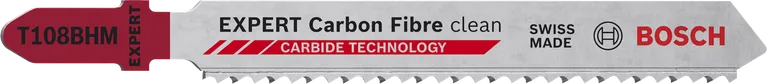 카바이드 이빨이 달린 Bosch EXPERT 탄소 섬유 톱날.