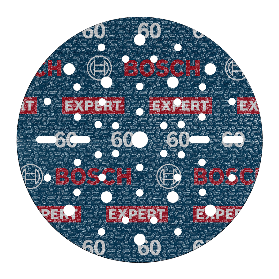 Bosch EXPERT O780 포일 샌딩 디스크 150mm 그릿 60.