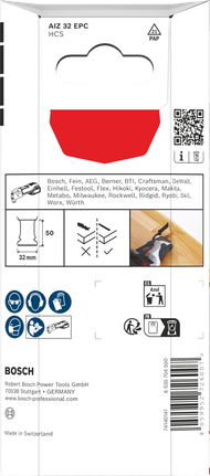 Bosch 목재 절단날 32×50mm 5개.