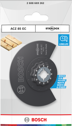 Bosch 스타록 85mm 목재 절단날.
