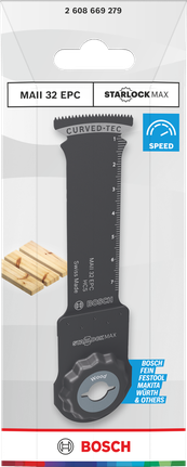 Bosch 목재 절단 블레이드 MAII 32 EPC Starlock 32×80 mm.
