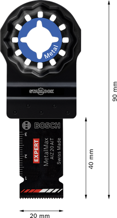 Bosch EXPERT AIZ 20 AIT MetalMax 금속용 플런지 절단 날.