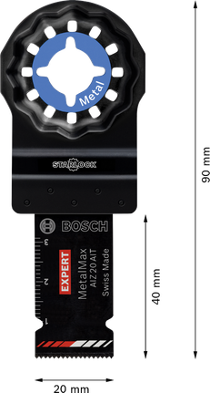 Bosch EXPERT AIZ 20 AIT MetalMax 금속용 플런지 절단 날.