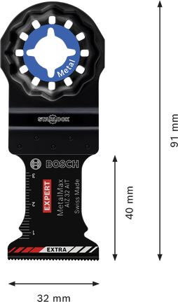 Bosch EXPERT AIZ 32 AIT MetalMax 플런지 컷 블레이드, 카바이드.