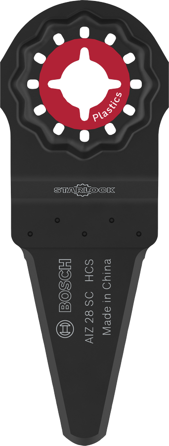 플라스틱 절단용 Bosch AIZ 28 SC Starlock 블레이드.