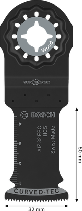 Bosch 스타록 AIZ 32 EPC 목재 절단 블레이드, 32x50 mm.