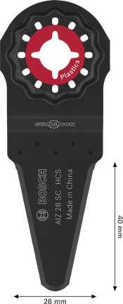 Bosch AIZ 28 SC 스타록 플라스틱 절단 블레이드 28x40mm.