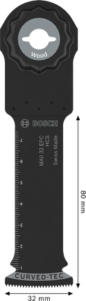 Bosch 목재 절단 블레이드 MAII 32 EPC Starlock 32x80mm.