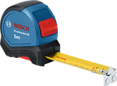 Bosch 5m 줄자 (노란색 눈금날 포함).