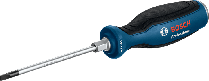 Bosch SL4.5x100 크롬 바나듐 슬롯 드라이버.