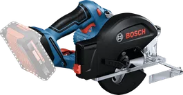 Bosch GKM 18V-50 무선 목재 절단용 원형톱.
