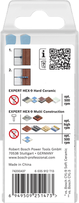 EXPERT HEX-9 Hard Ceramic 및 Multi Construction 세트