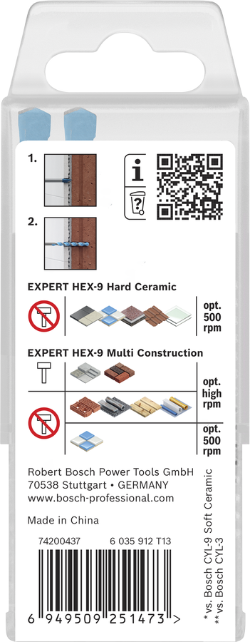 EXPERT HEX-9 Hard Ceramic 및 Multi Construction 세트