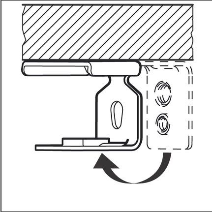 천장 마운트 벤딩.