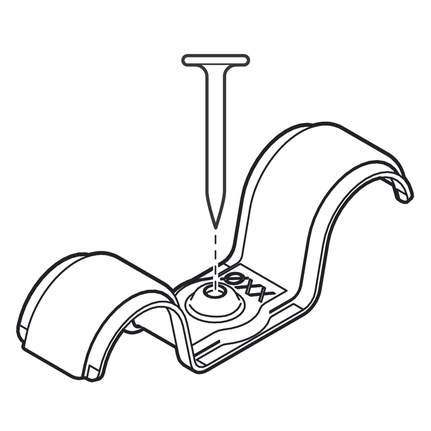 더블 케이블 클램프.