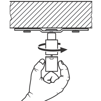 나사식 행거 설치.