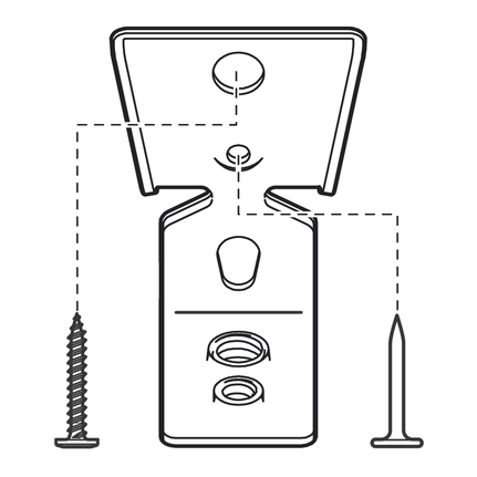 금속 옷걸이 조립.