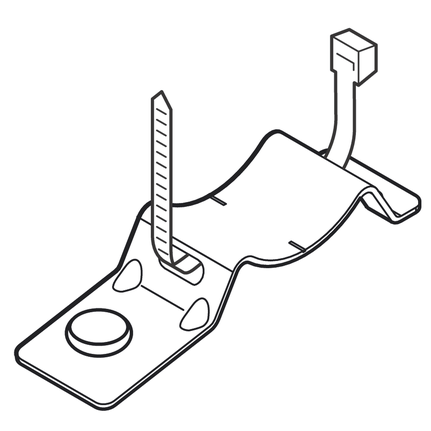 케이블 타이 마운트 브라켓.