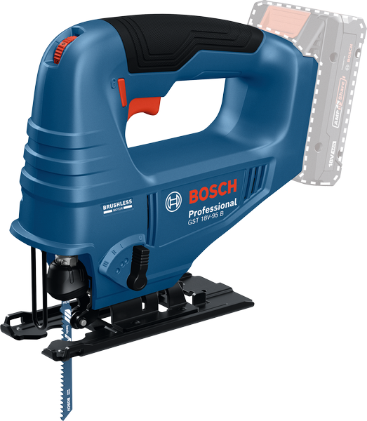 정밀한 절단을 위한 Bosch GST 18V-95 B 무선 직소.