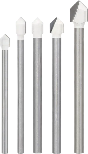 세라믹용 Bosch Pro Expert 타일 드릴 비트 세트.