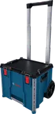 바퀴가 달린 Bosch L-BOXX Contractor 476 운반 케이스.