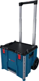 바퀴가 달린 Bosch L-BOXX Contractor 476 운반 케이스.