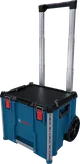 바퀴가 달린 Bosch L-BOXX Contractor 476 운반 케이스.